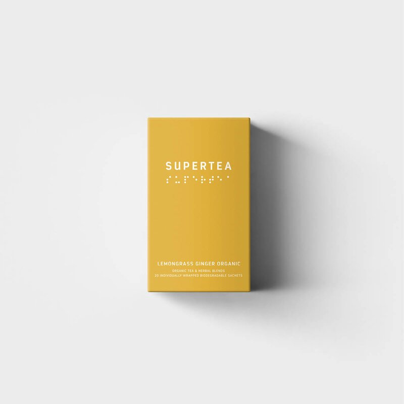 Supertea økologisk urtete 30g 20 stk sitrongress ingefær