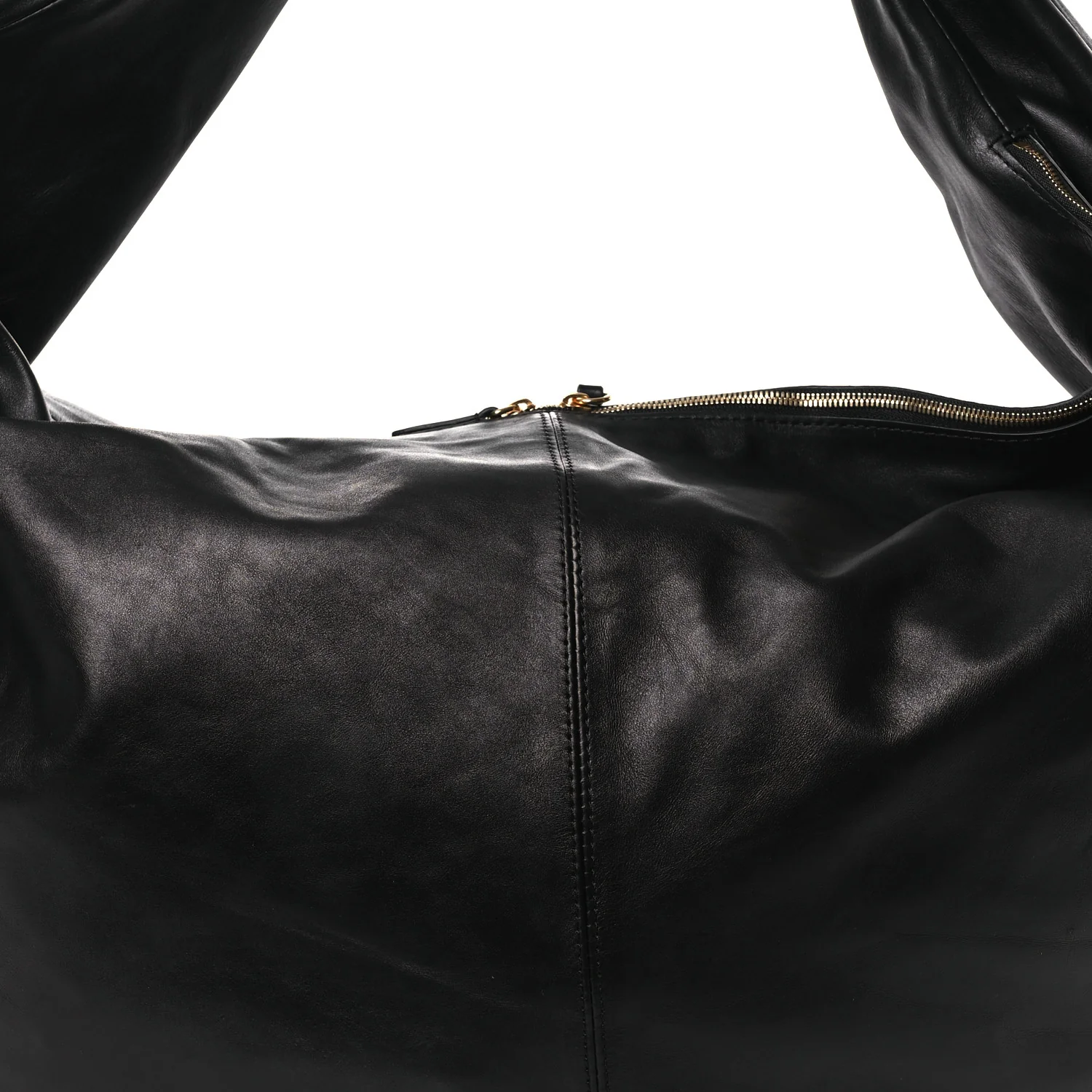 Vintage Calfskin Extra Large Olivia Hobo Black