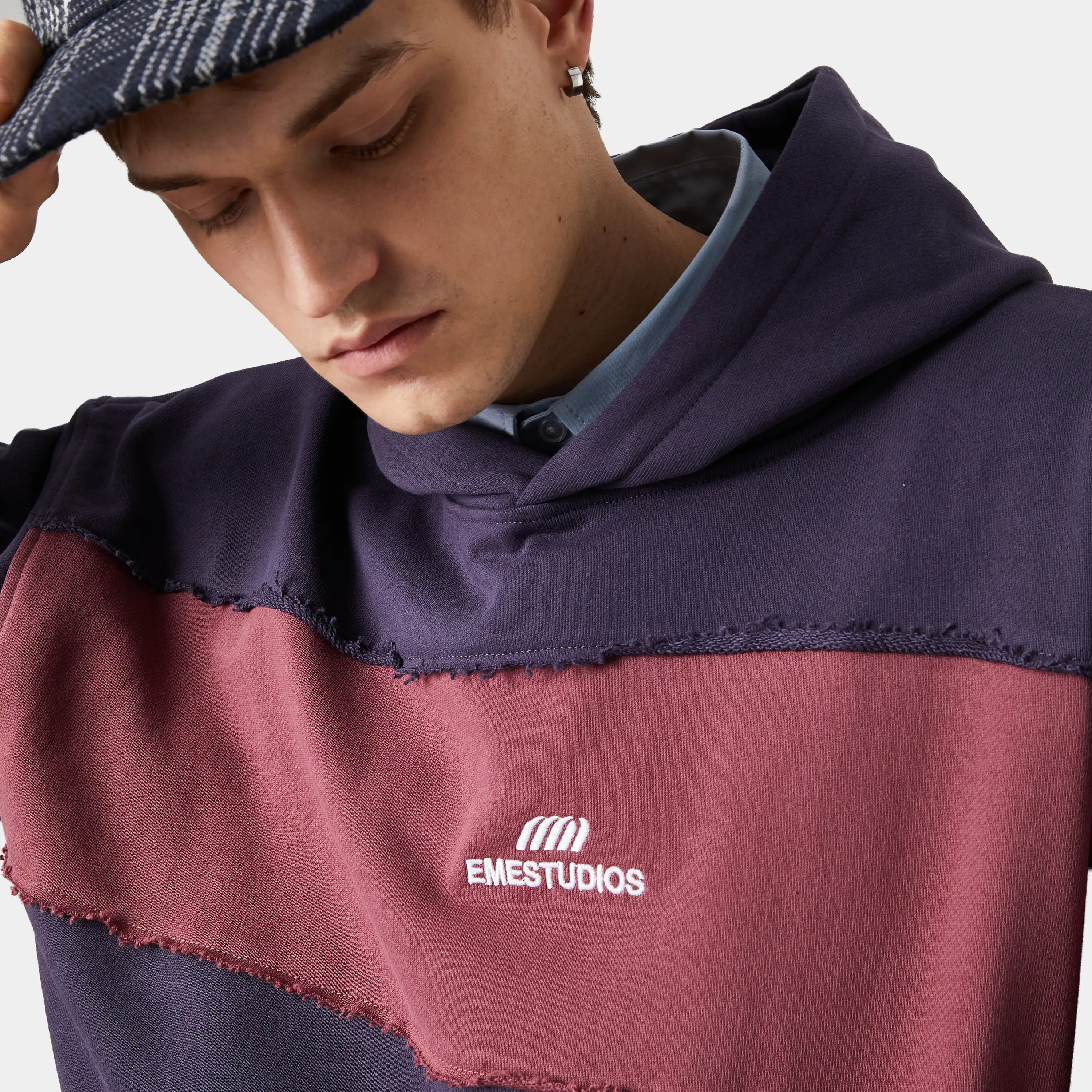 M Stripes Oversized Hoodie