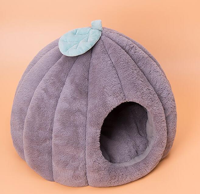 Cute Funncy Cat Beds Furniture Pet House Dog Puppy Pumpkin Cat Houses