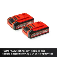 Batterie 18 V 4,0 Ah Power-X-Change Plus