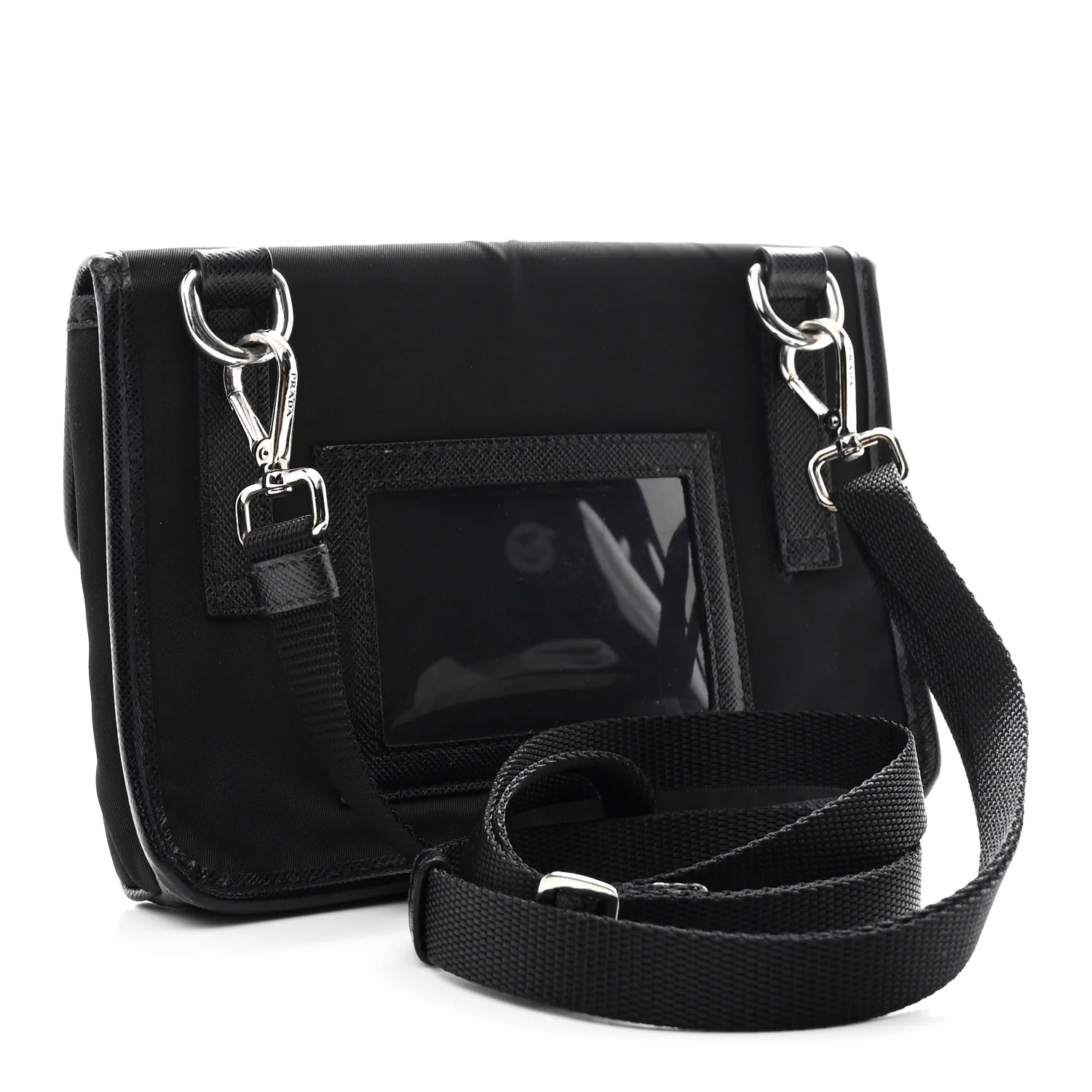 Re-Nylon Saffiano Lunar New Year Smartphone Case Crossbody Black