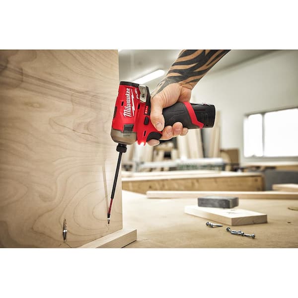 M12 FUEL SURGE 12V Lithium-Ion Brushless Cordless 1/4 in. Hex Impact Driver (Tool-Only) - Image 7