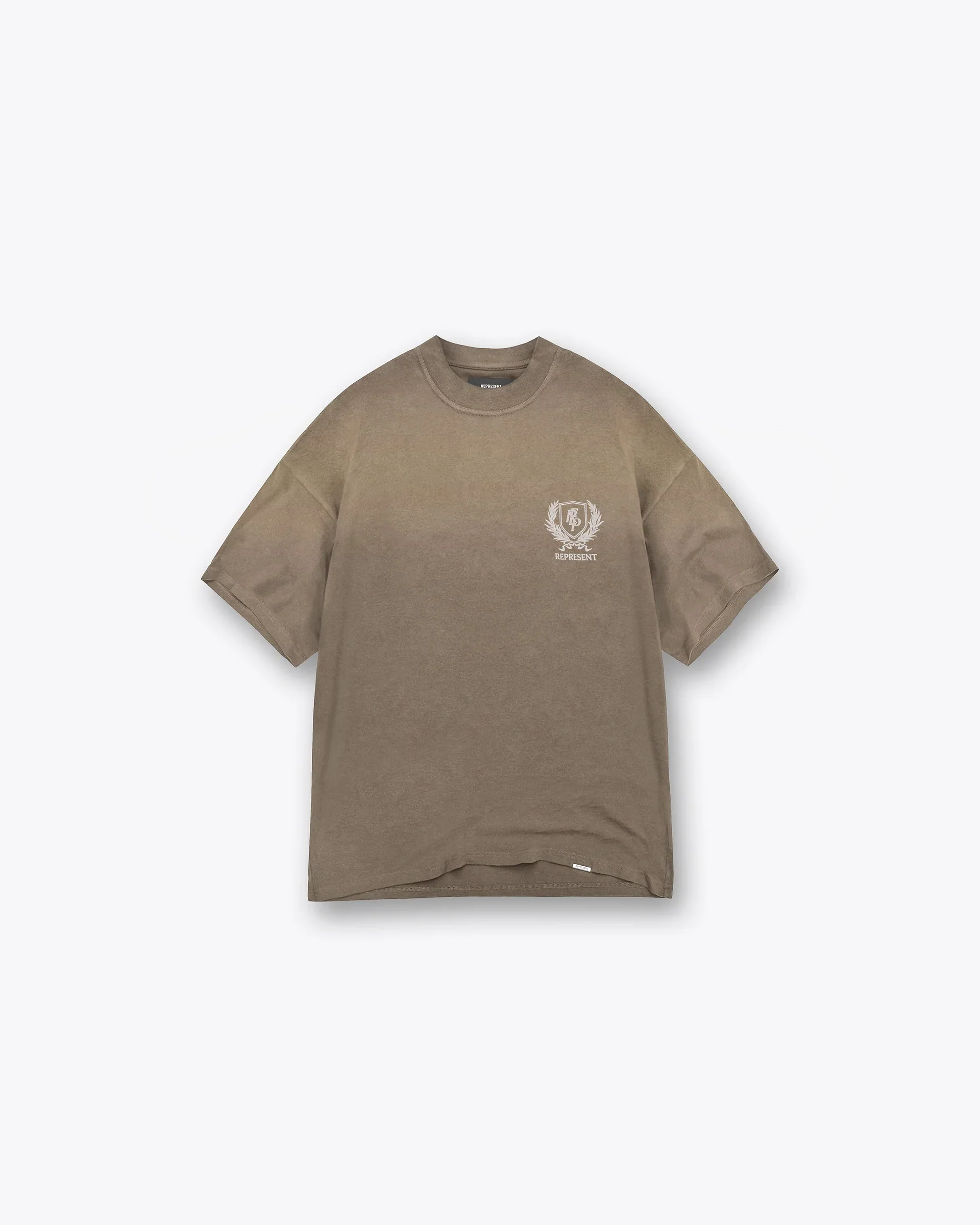 Crest T-Shirt - Dark Taupe