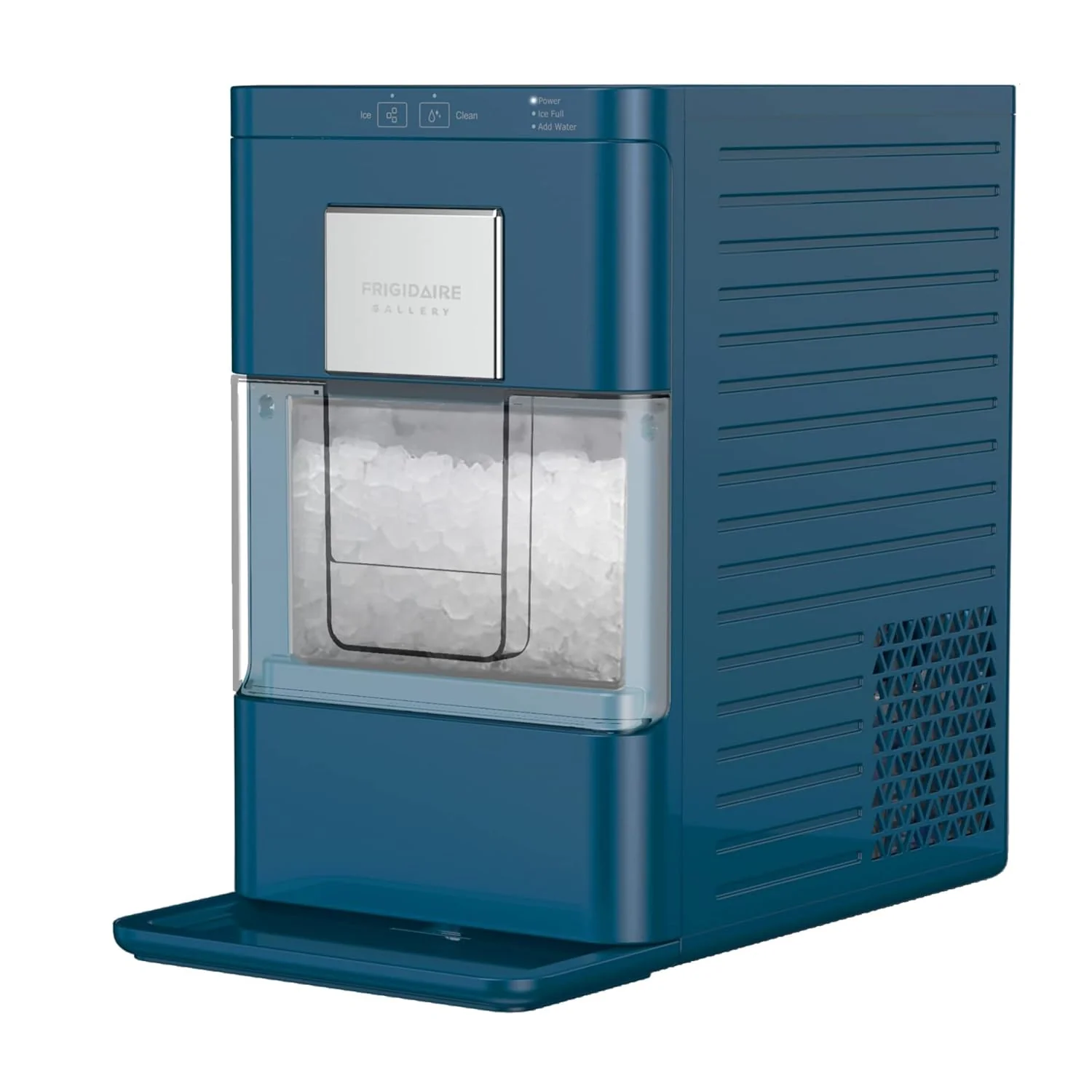 Machine à glaçons FRIGIDAIRE Gallery EFIC255, à poser sur le comptoir, pour glaçons croquants et croquants, capacité de 20 kg par jour, autonettoyage automatique, 2.0 Gen, bleu marine
