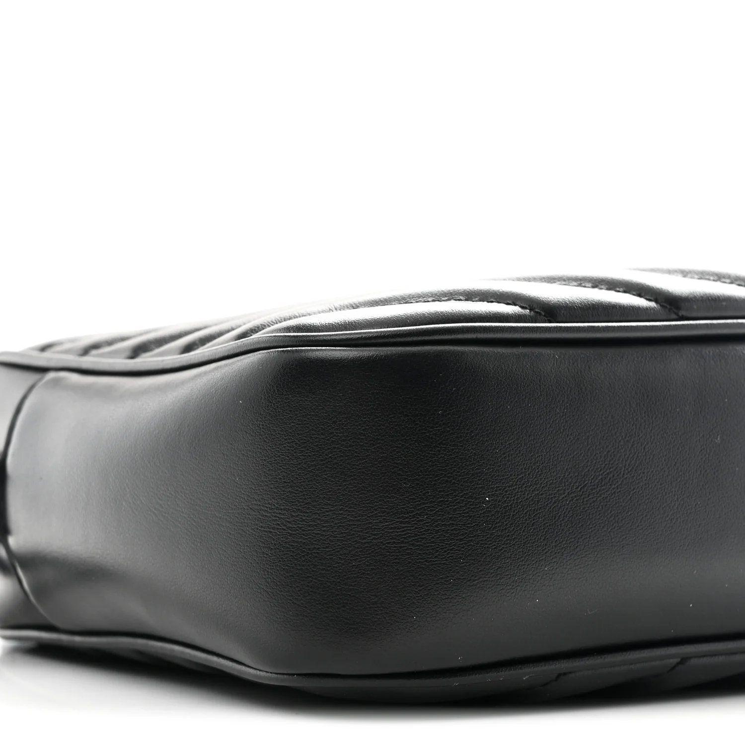 Calfskin Matelasse Monogram Lou Camera Bag Black
