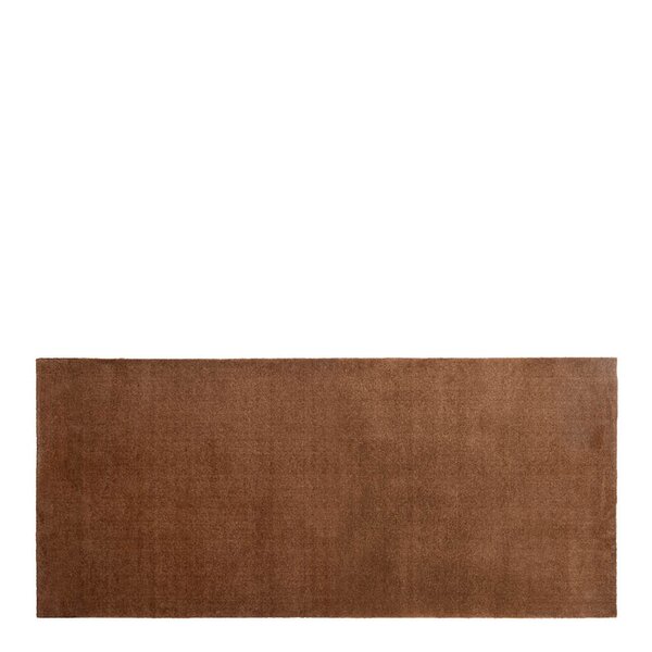 Unicolor gulvmatte 200x90 cm cognac
