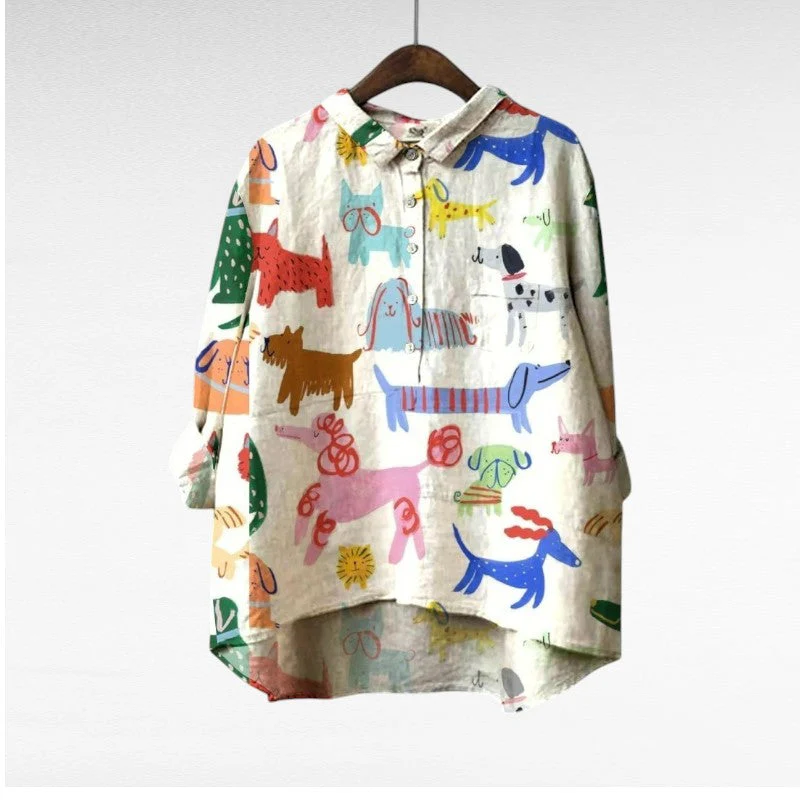 Constance | Élégante Blouse d'Été Linne