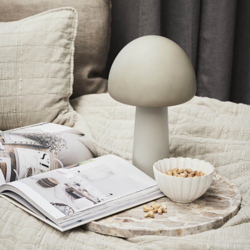 Nellie bærbar LED-lampe 33 cm sand