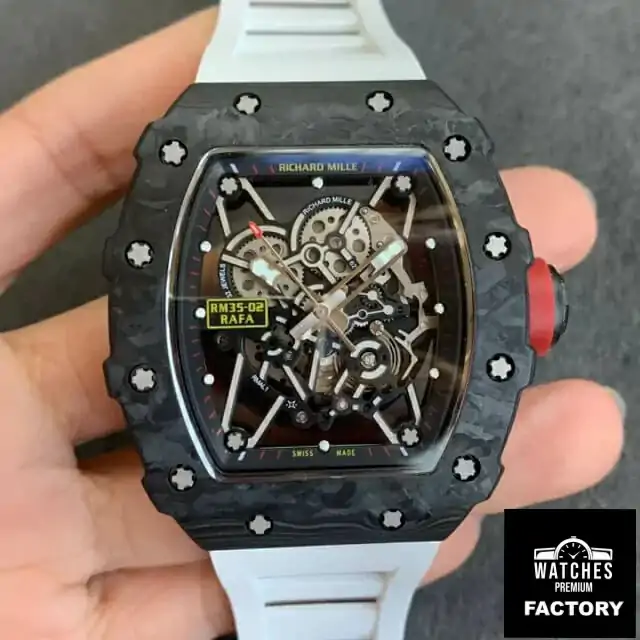 Richard Mille RM35-02 KV Factory White Strap