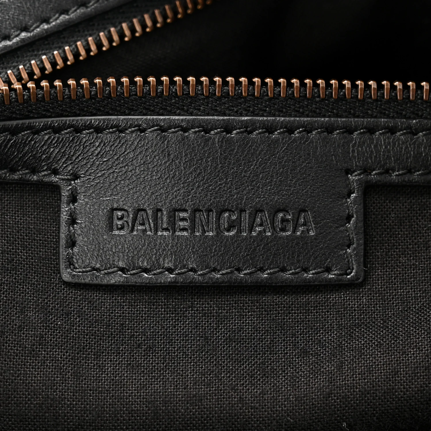 Arena Lambskin Brass Hardware Le City Travel Bag Black