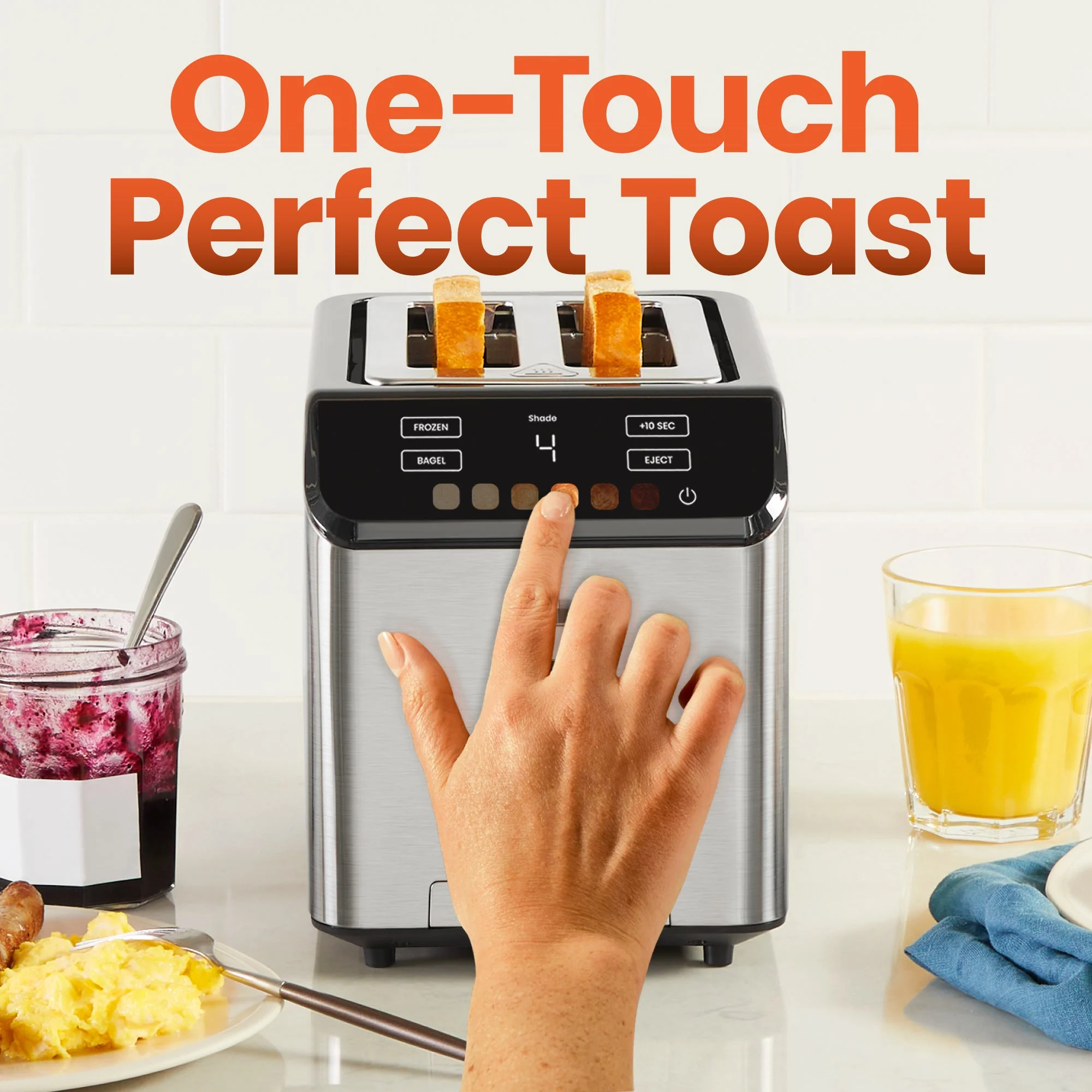 Smart Touch 2 Slice Digital Toaster