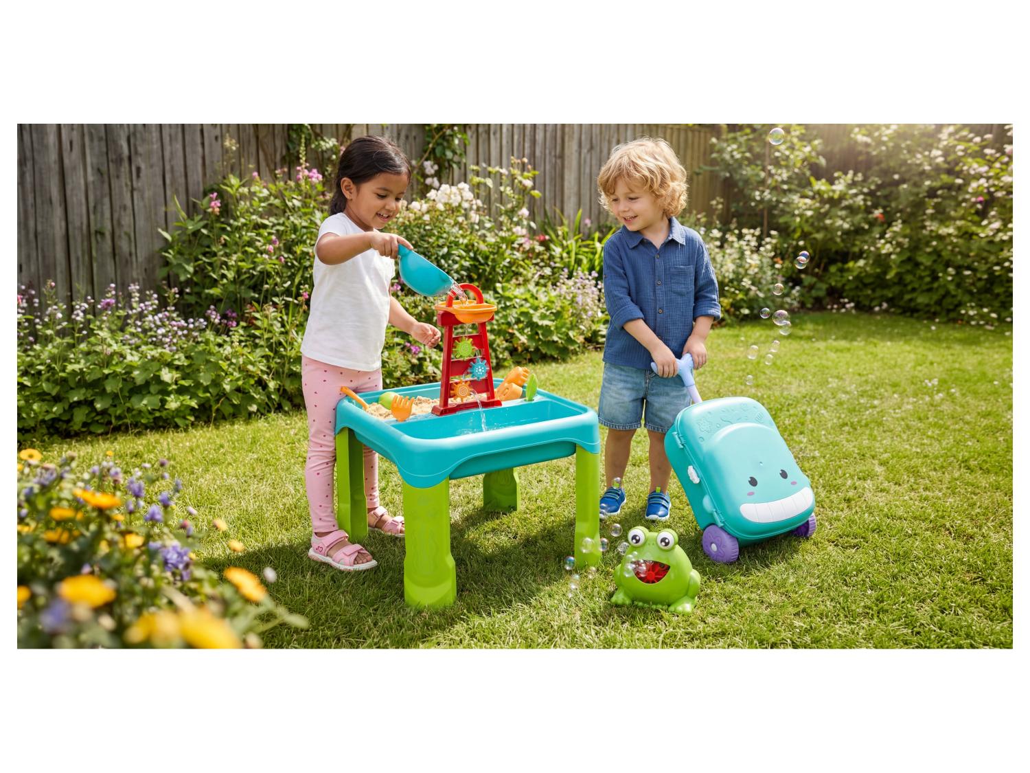 lupilu Valise  roulettes avec jouets de plage