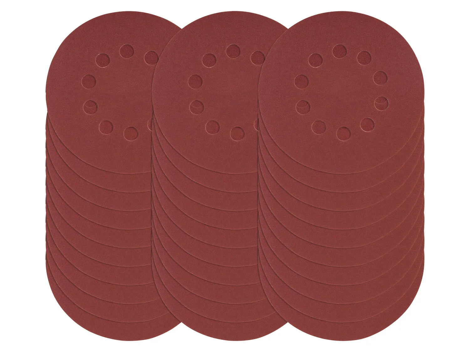 PARKSIDE Set de feuilles abrasives, pour meuleuses excentriques