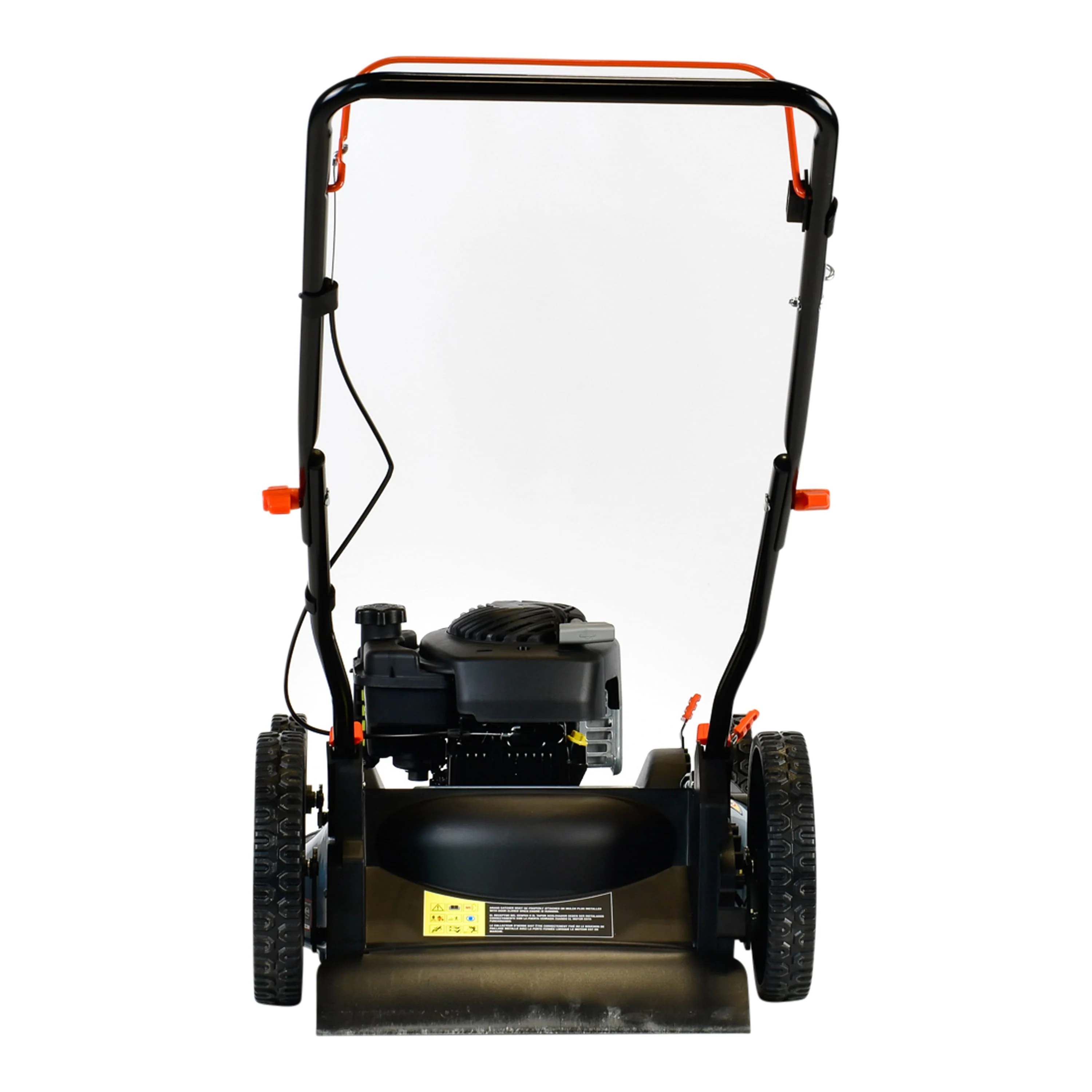 SENIX Gas Lawn Mower, 21 - Inch, 125 Cc 4 - Cycle Briggs & Stratton Engine, 2 - in - 1 Push Lawnmower, 6 - Position Height Adjustment with 11 - Inch Rear Wheels, LSPG - M4, Blue