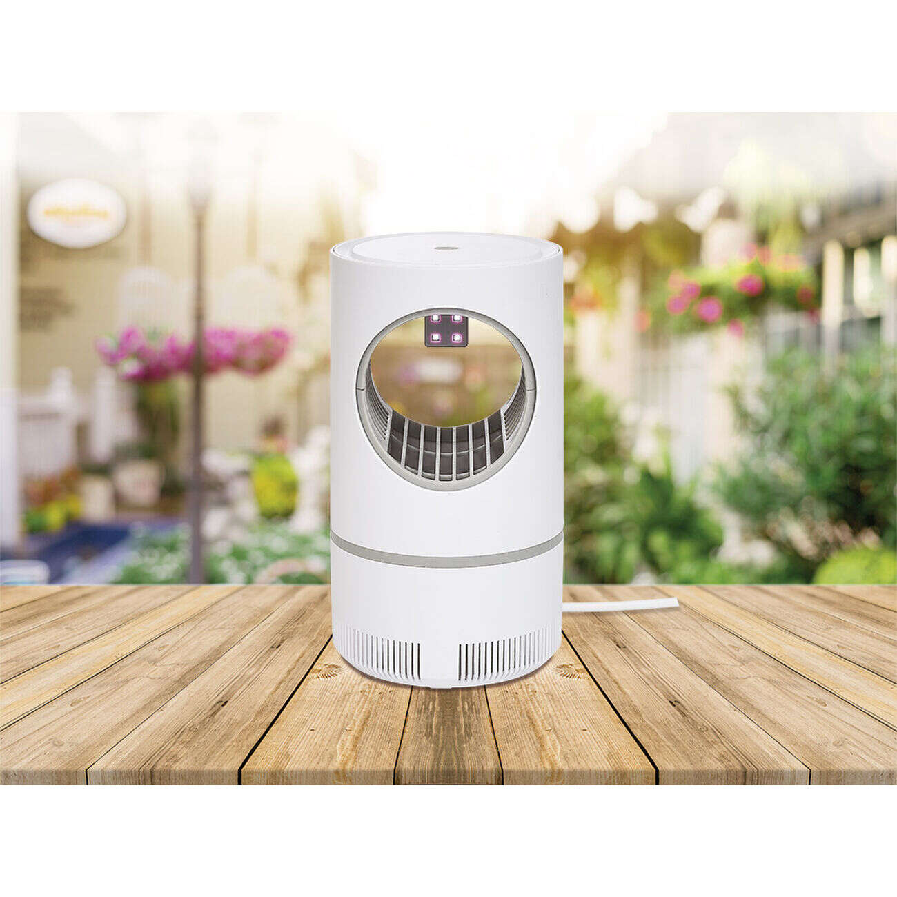 Lampe insecticide USB Out Insect blanche à poser 3W 40m²