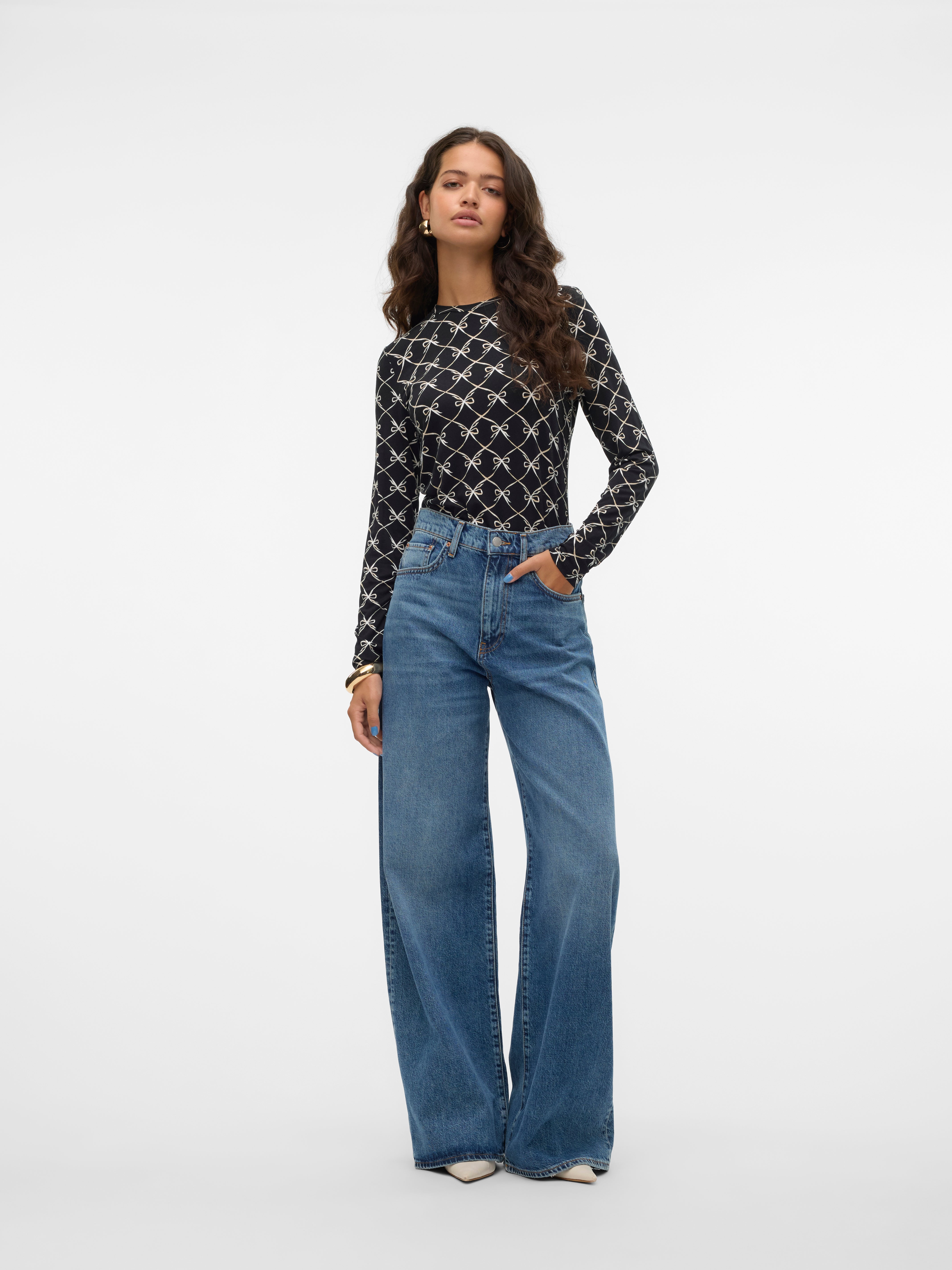 VERO MODA® VMELINA Super high rise Wide Leg Fit Jeans