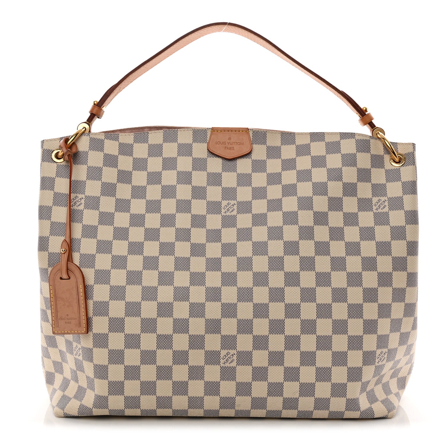 Damier Azur Graceful MM Rose Ballerine