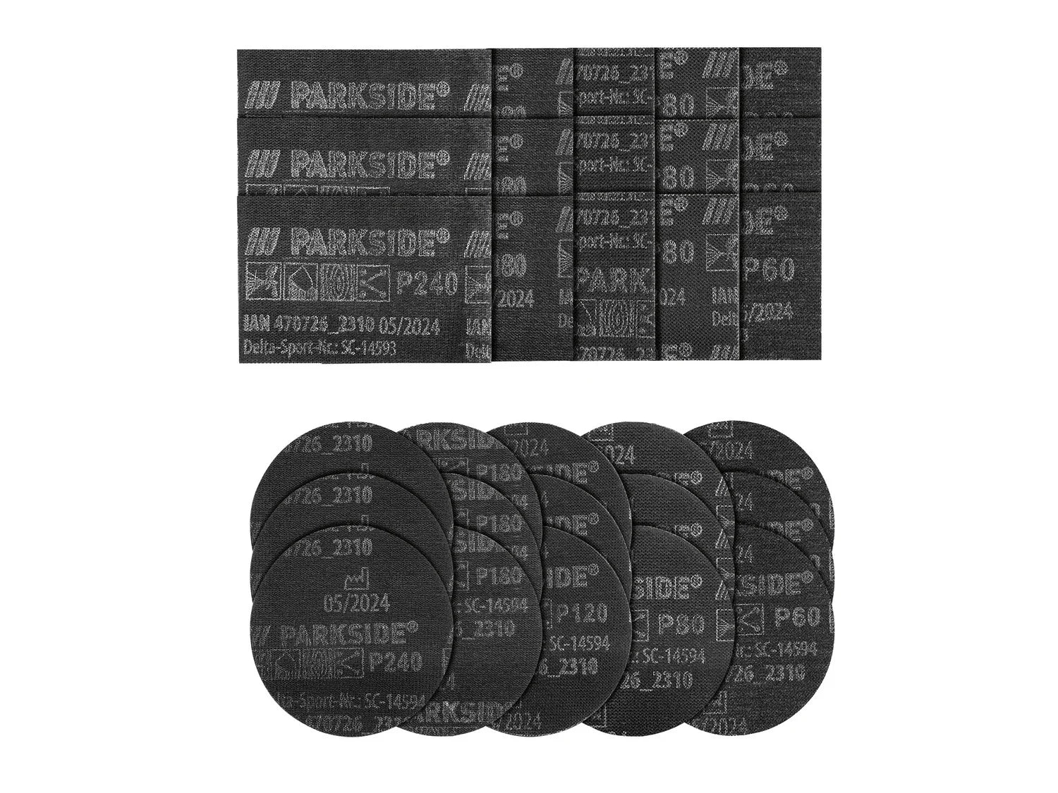 PARKSIDE PERFORMANCE Set de grilles abrasives