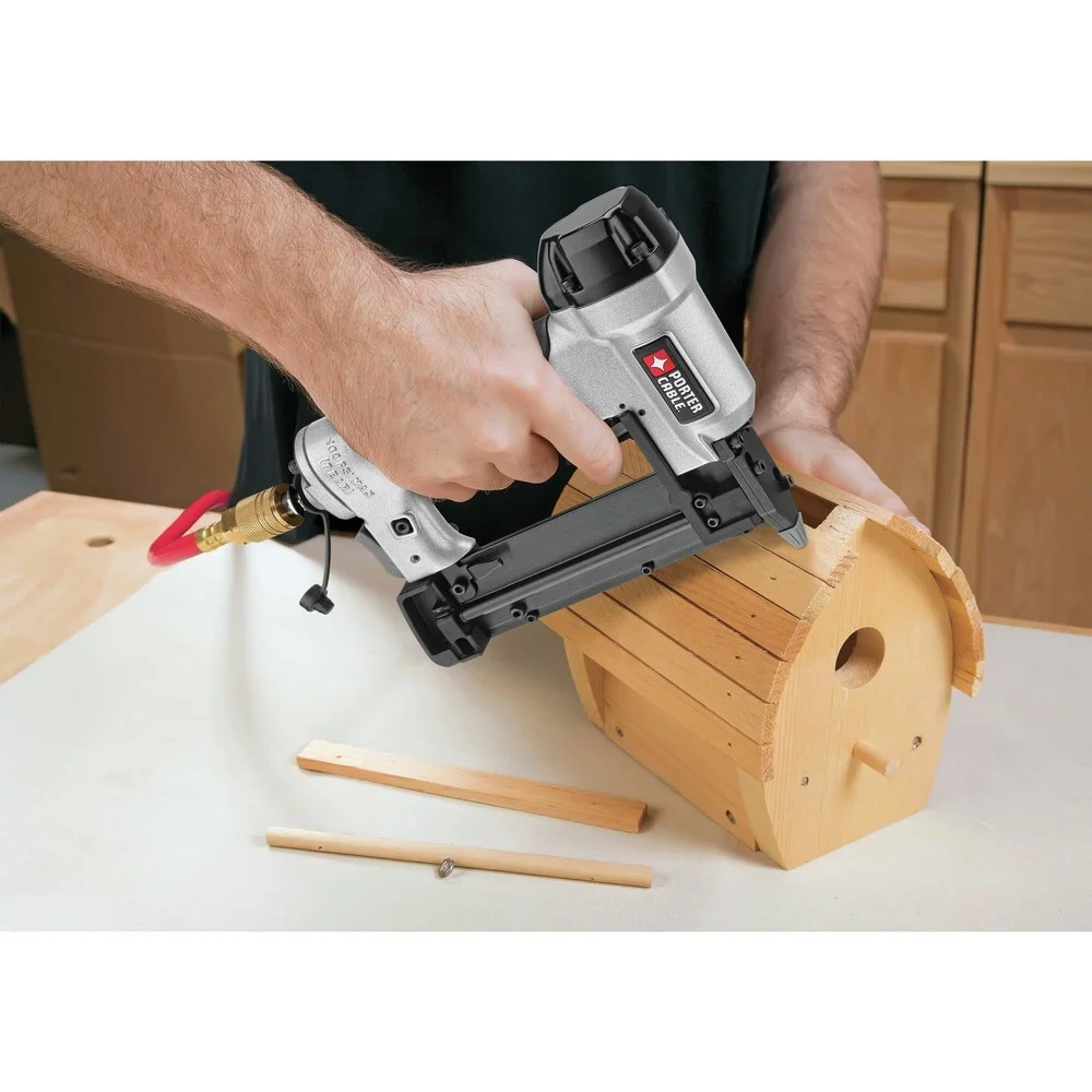 Restored PCFP3KITR 3-Piece Nailer and 0.8 HP 6 Gallon Oil-Free Pancake Air Compressor Combo Kit (Refurbished) - Image 9
