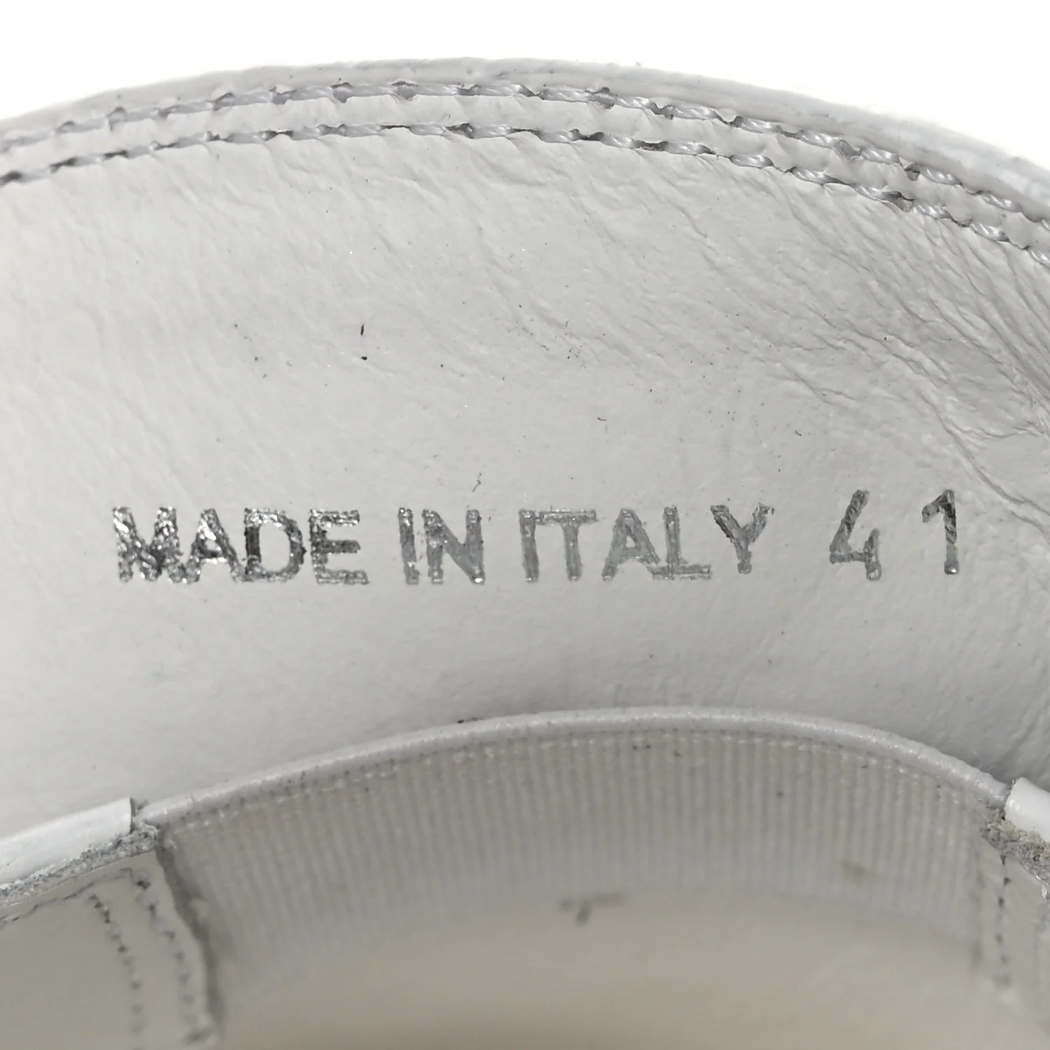 Spazzolato Triangle 50mm Loafers 41 White