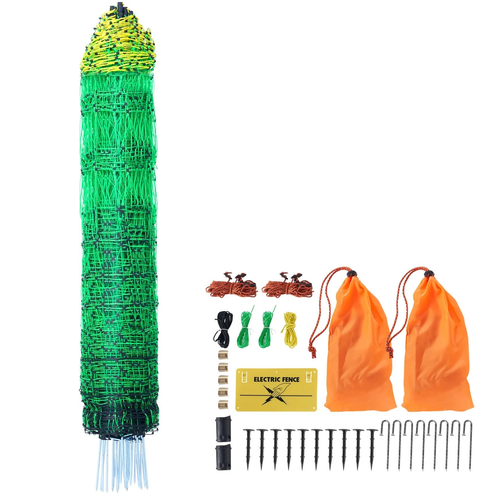 42" H x 164" L Electric Mesh Fence Kit with Post Staples Sheep Fence - Image 9