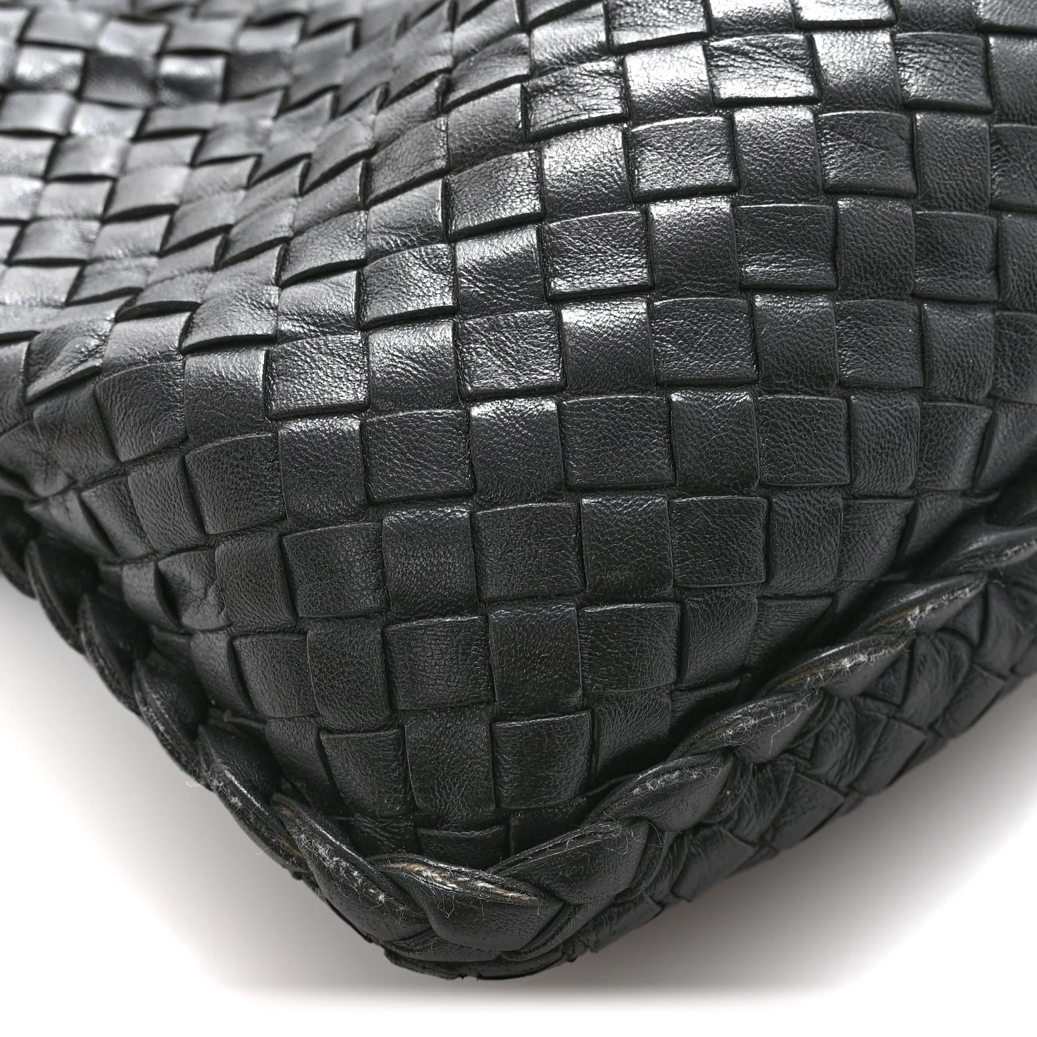 Nappa Intrecciato Large Veneta Hobo Black
