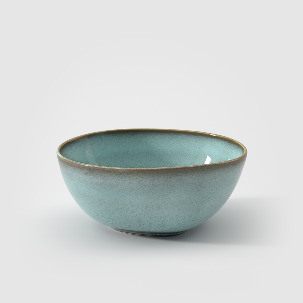 Lave Serving Bowl - Blue, 74.4 oz, stoneware
