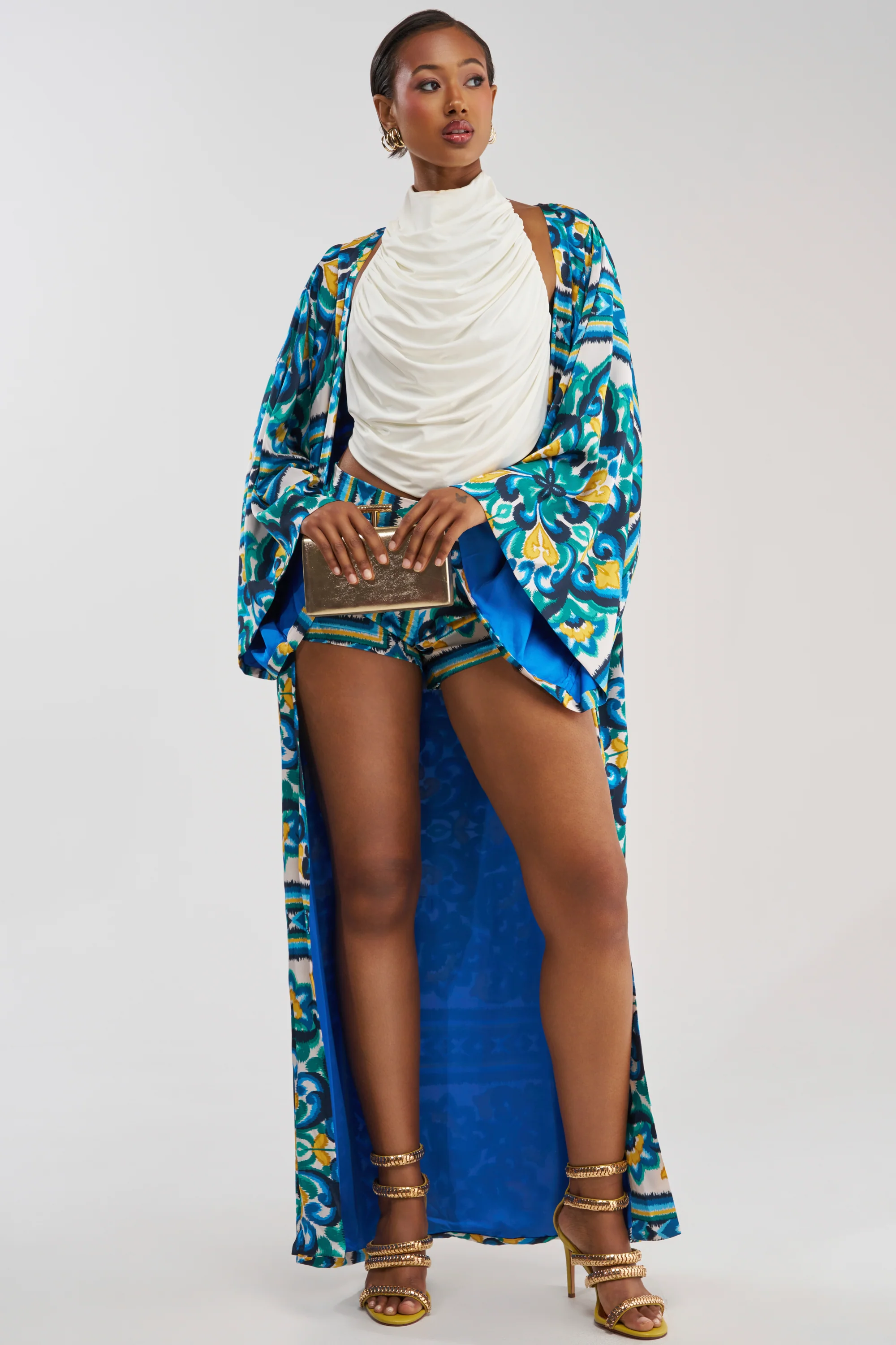 FEEL THE HEAT SATIN BLOUSE - Akira Store