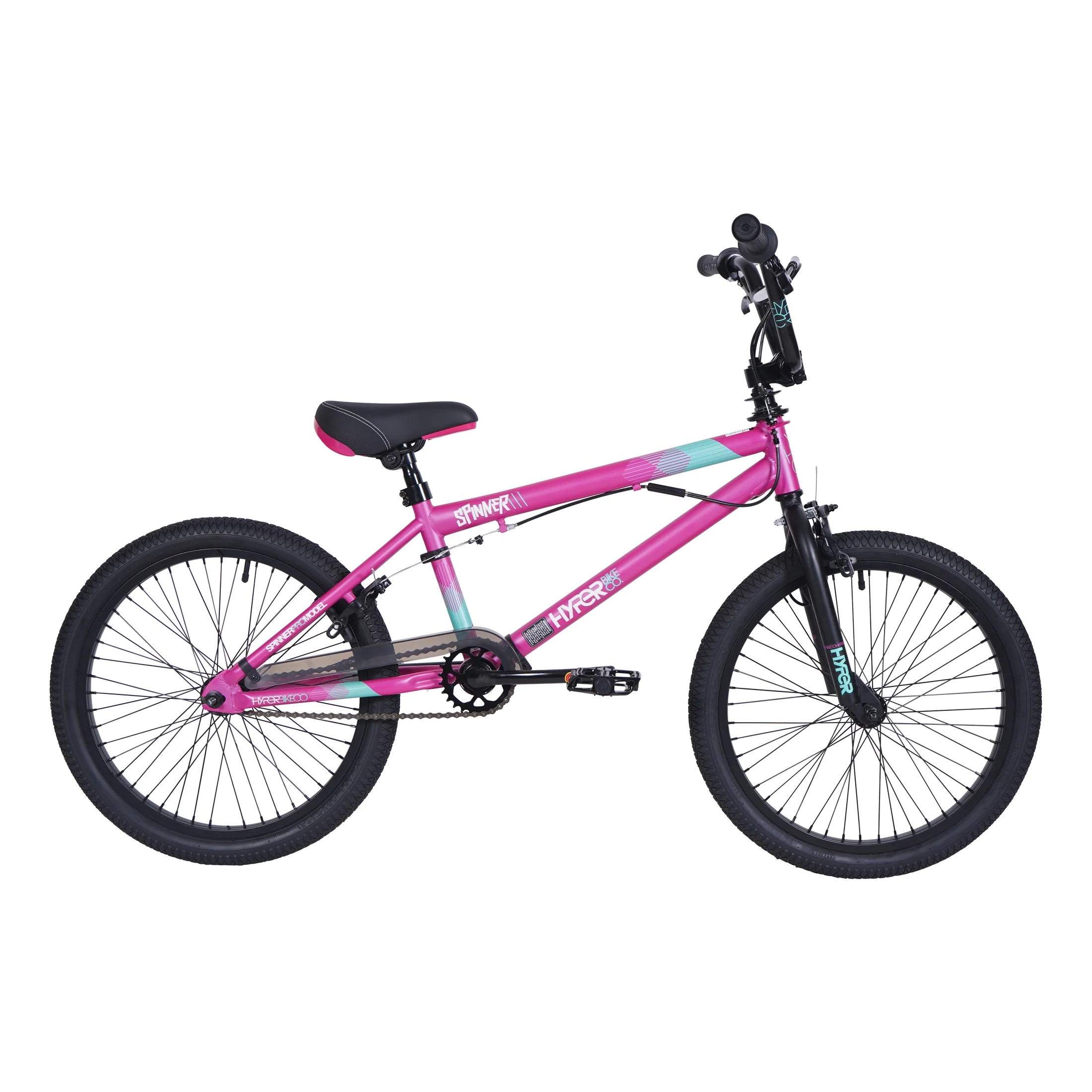 20" Girl's Spinner BMX Bike for Kids, Pink, Age Group 8 to 13, Child, Tween - Image 2