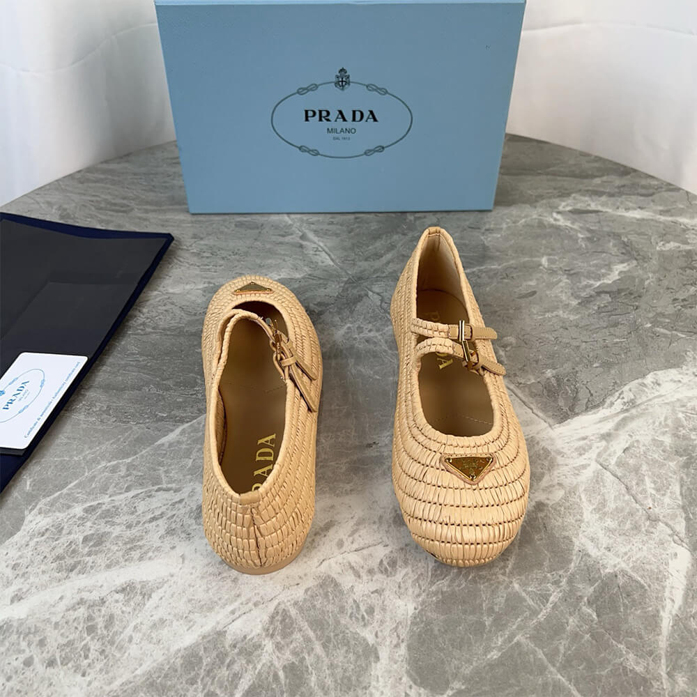 PRADA Crochet ballerinas