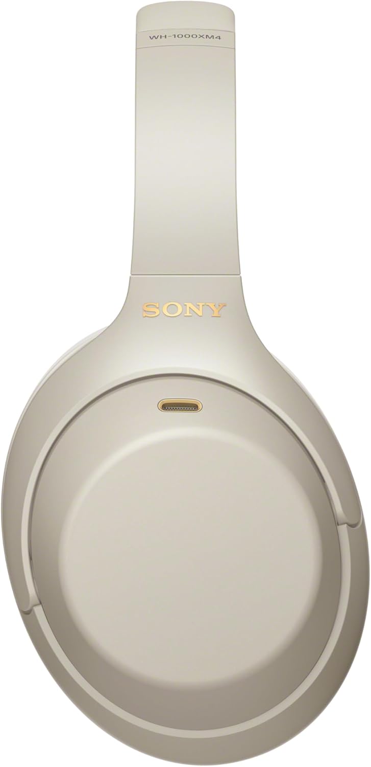 Sony WH-1000XM4 Wireless Noise-Cancelling Over-the-Ear Headphones - Silver