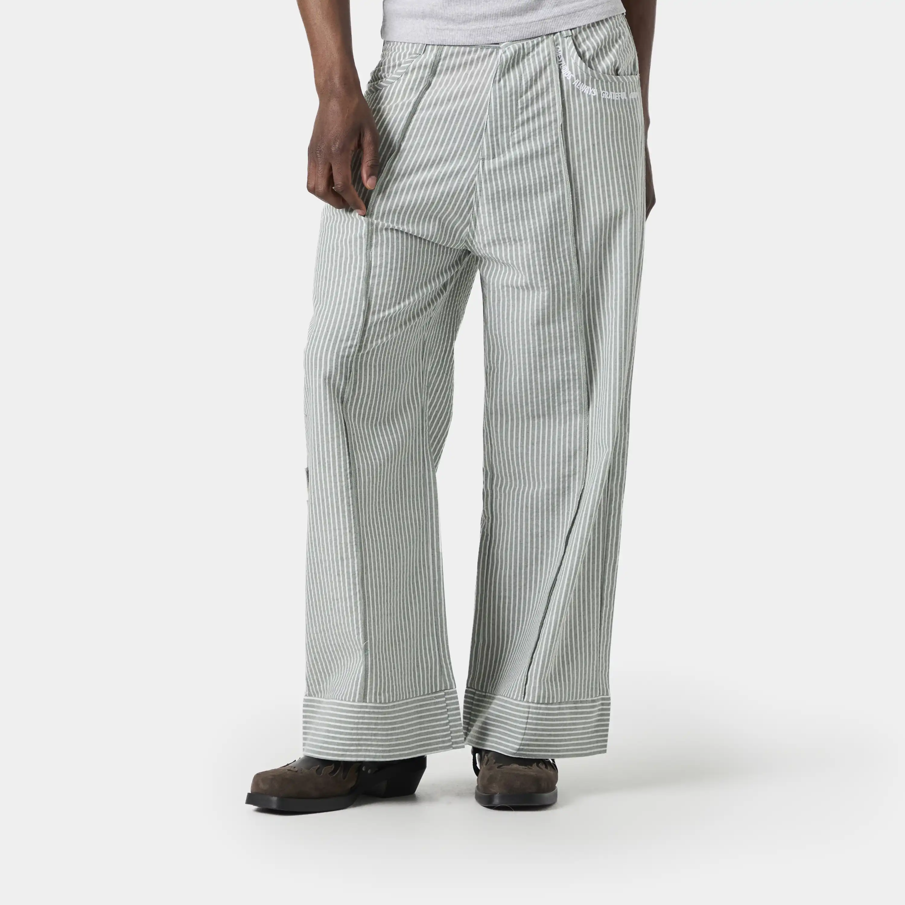 Striped Hunt Baggy Pants