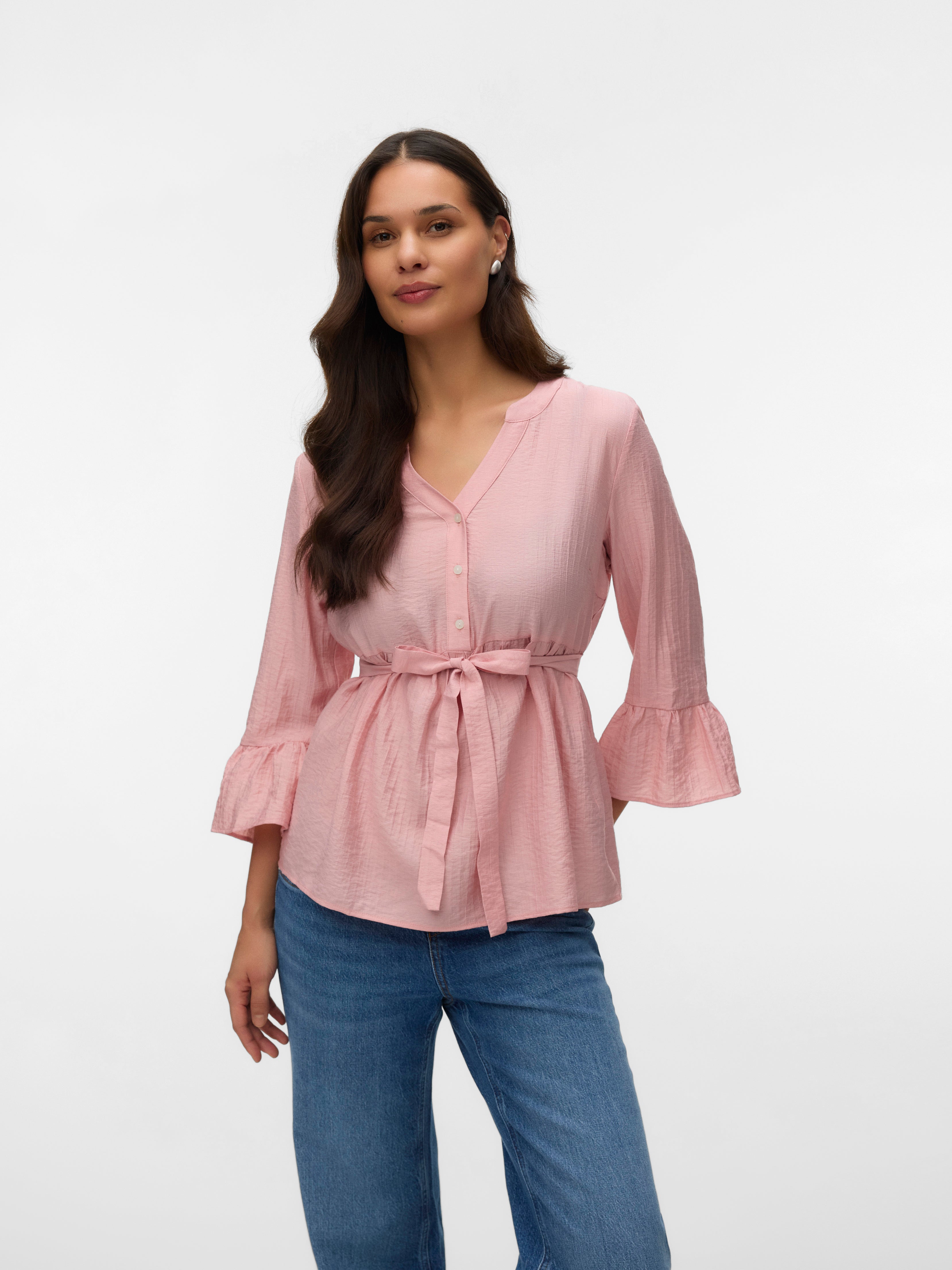 VERO MODA® Regular Fit V-Neck Top