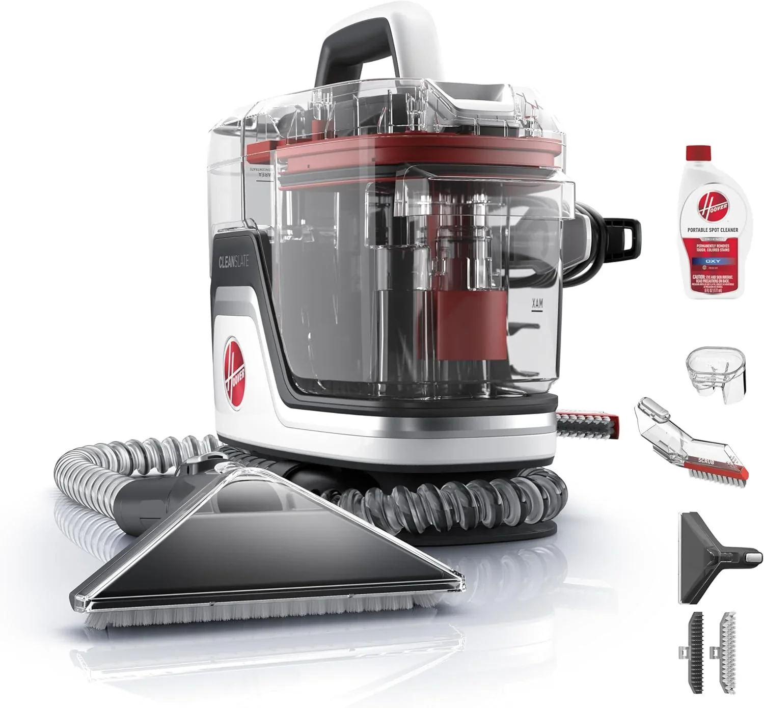 Nettoyeur de taches portable pour tapis et tissus d'ameublement Hoover CleanSlate Plus avec aspiration puissante