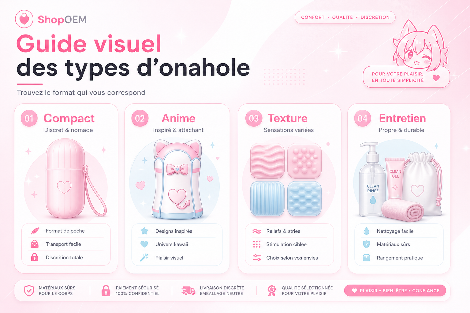 Onaholes : guide pratique pour comprendre les types et bien choisir