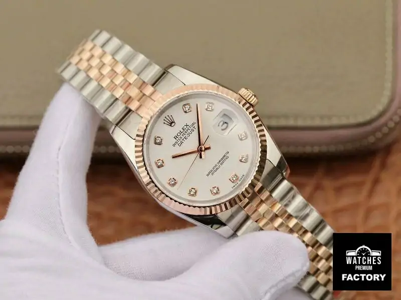 Rolex Datejust 36mm GM Factory White Dial