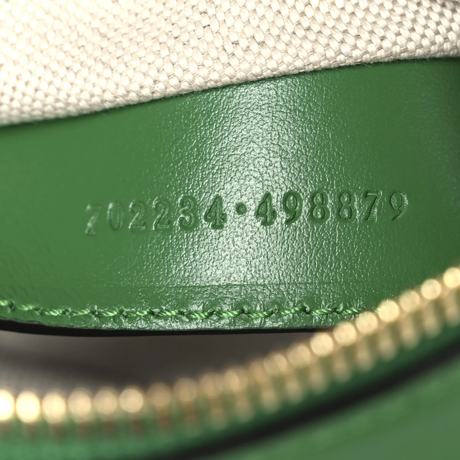 Calfskin GG Matelasse Shoulder Bag Spring Green Natural