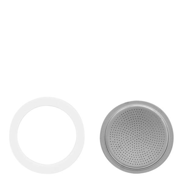 Pakning + filter til Bialetti 2-koppers mokkakanne