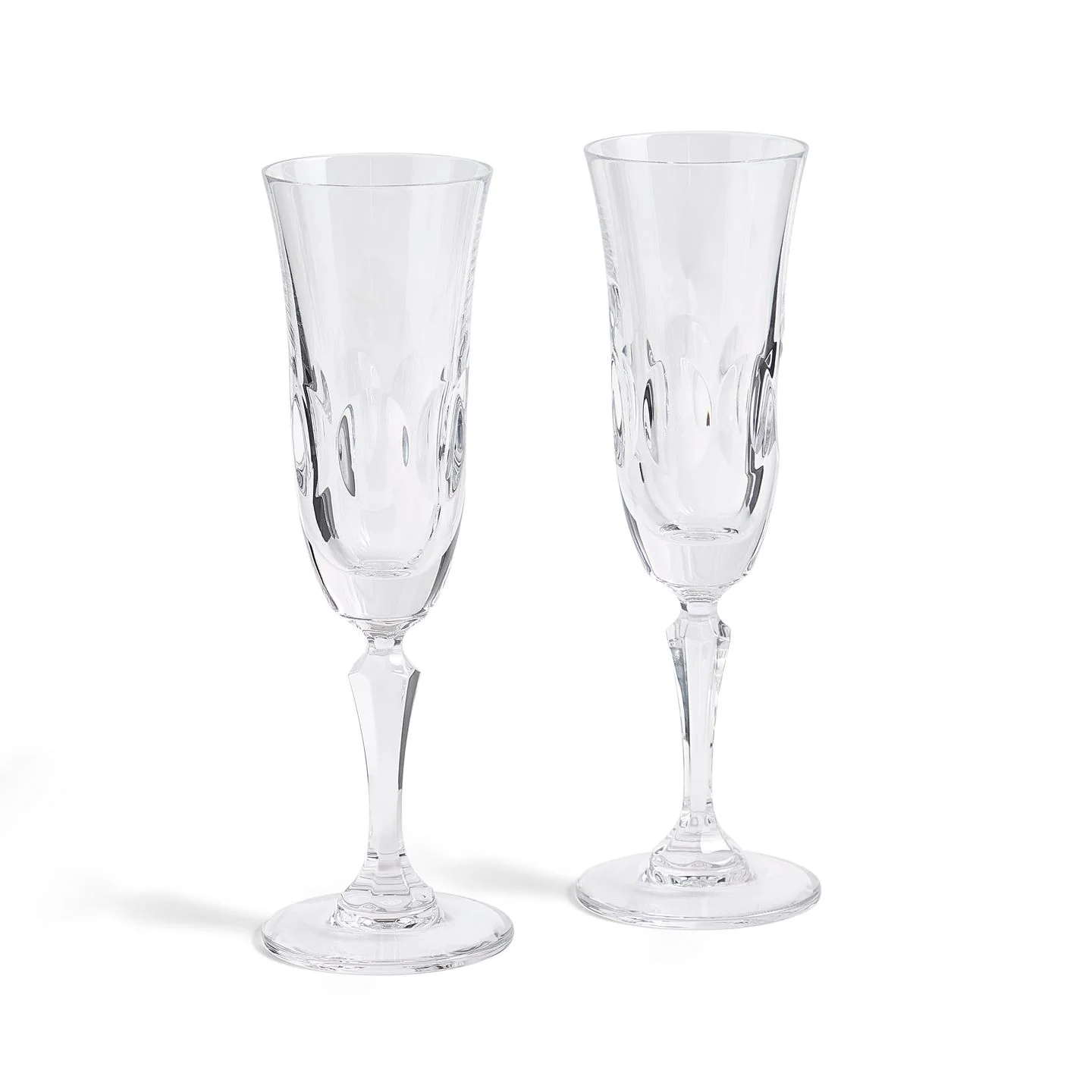 Bacchus Crystal Flute Pair
