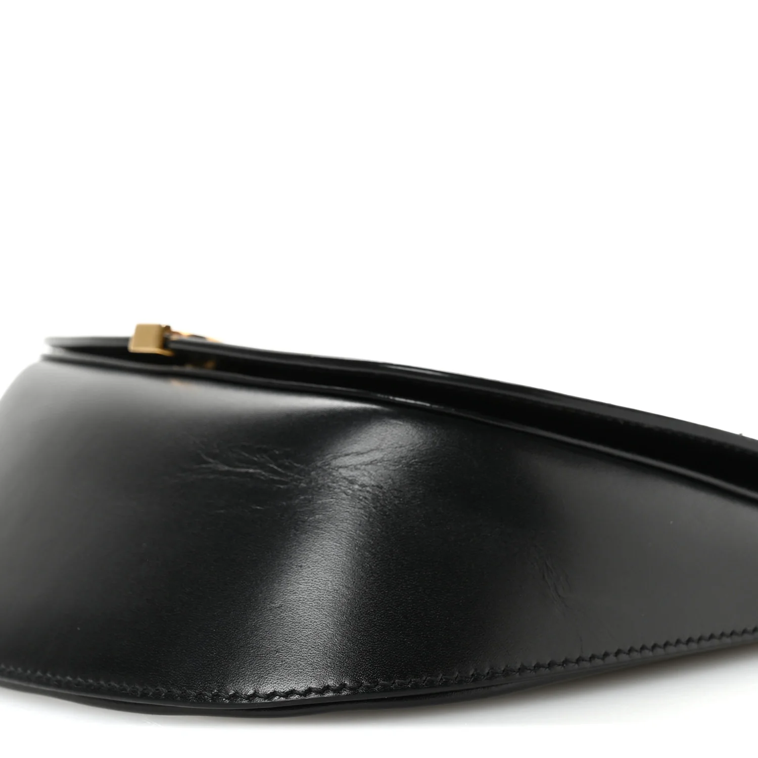 Box Calfskin Mini Voltaire Top Handle Bag Black