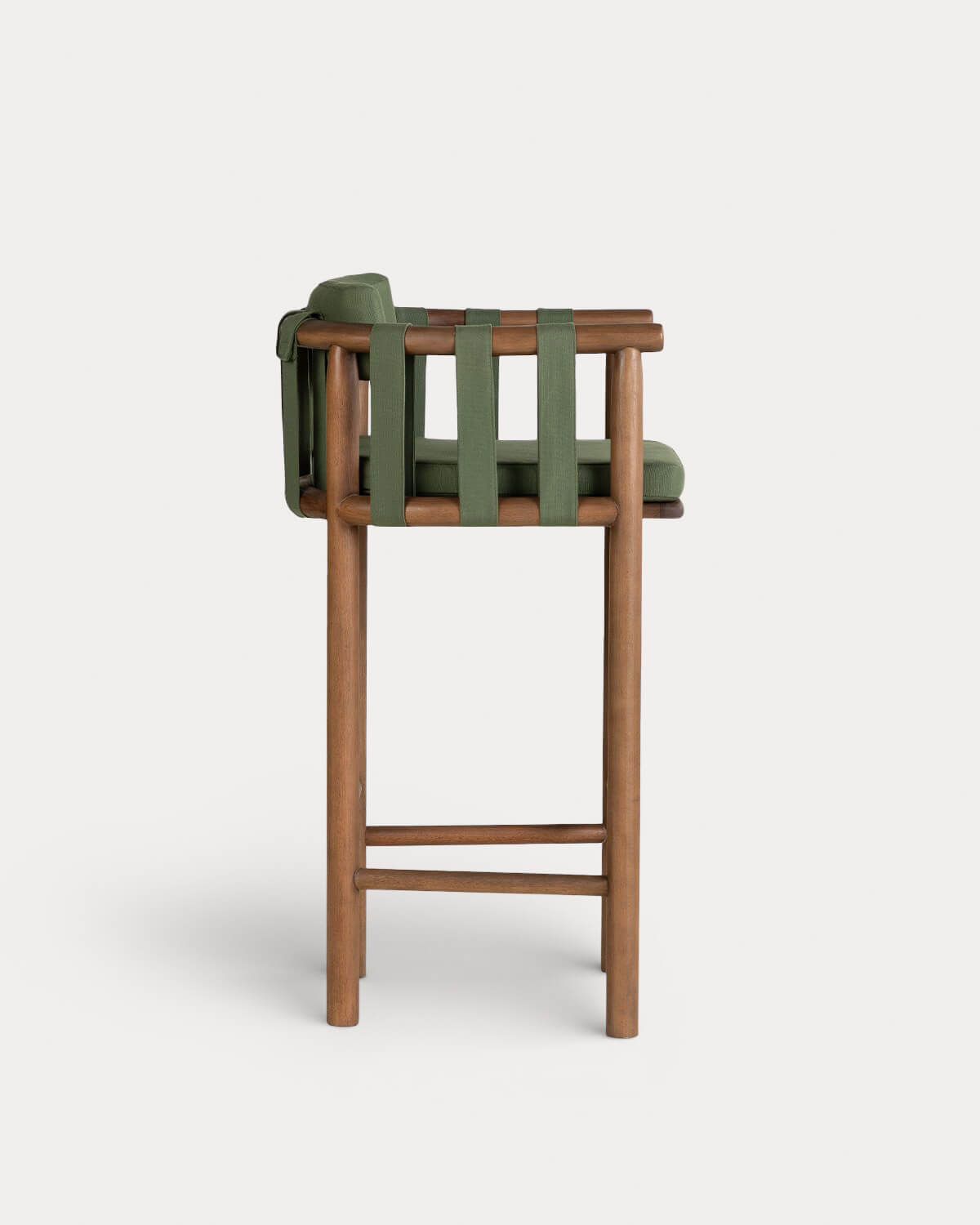 Edvard - Pack 2 Taburetes Altos de Madera de Eucalipto (77 cm) Edvard