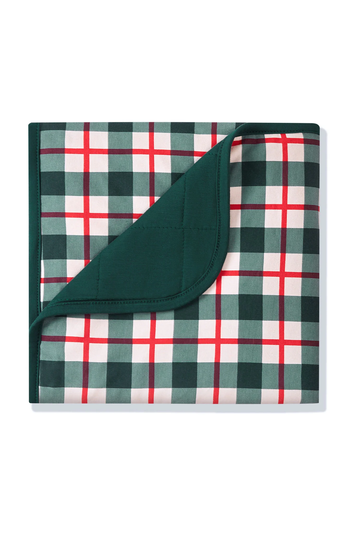 Baby Blanket in Holiday Plaid 1.0