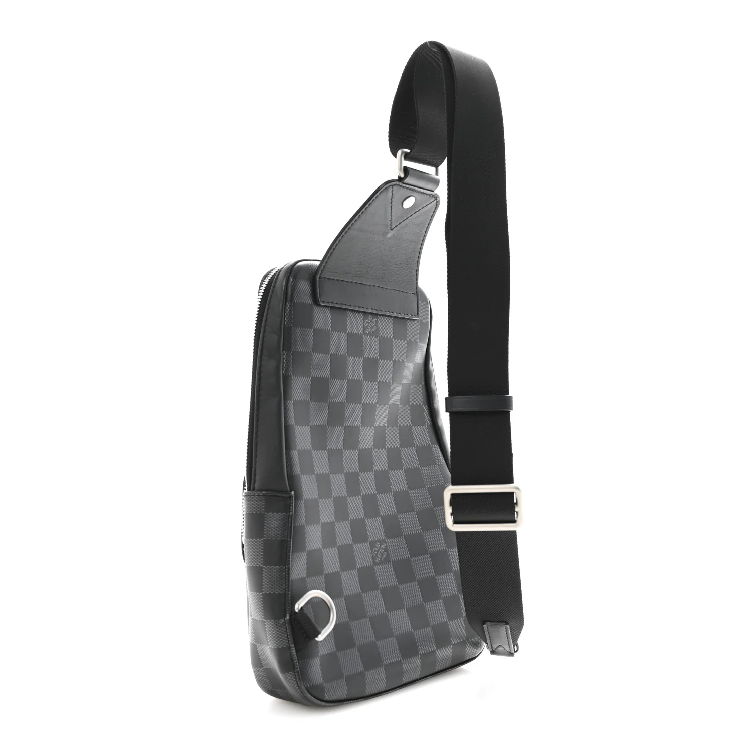 Damier Graphite Avenue Sling Bag Onyx Silver