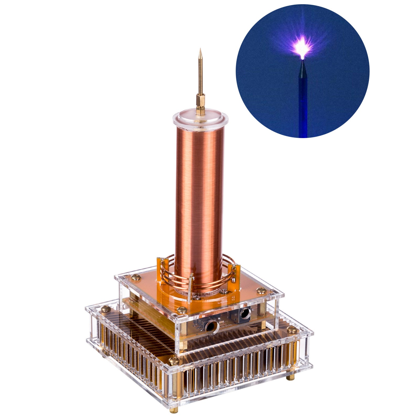 Musical Tesla Coil Plasma Horn Electronic Science Technology Experiments Educational Toy