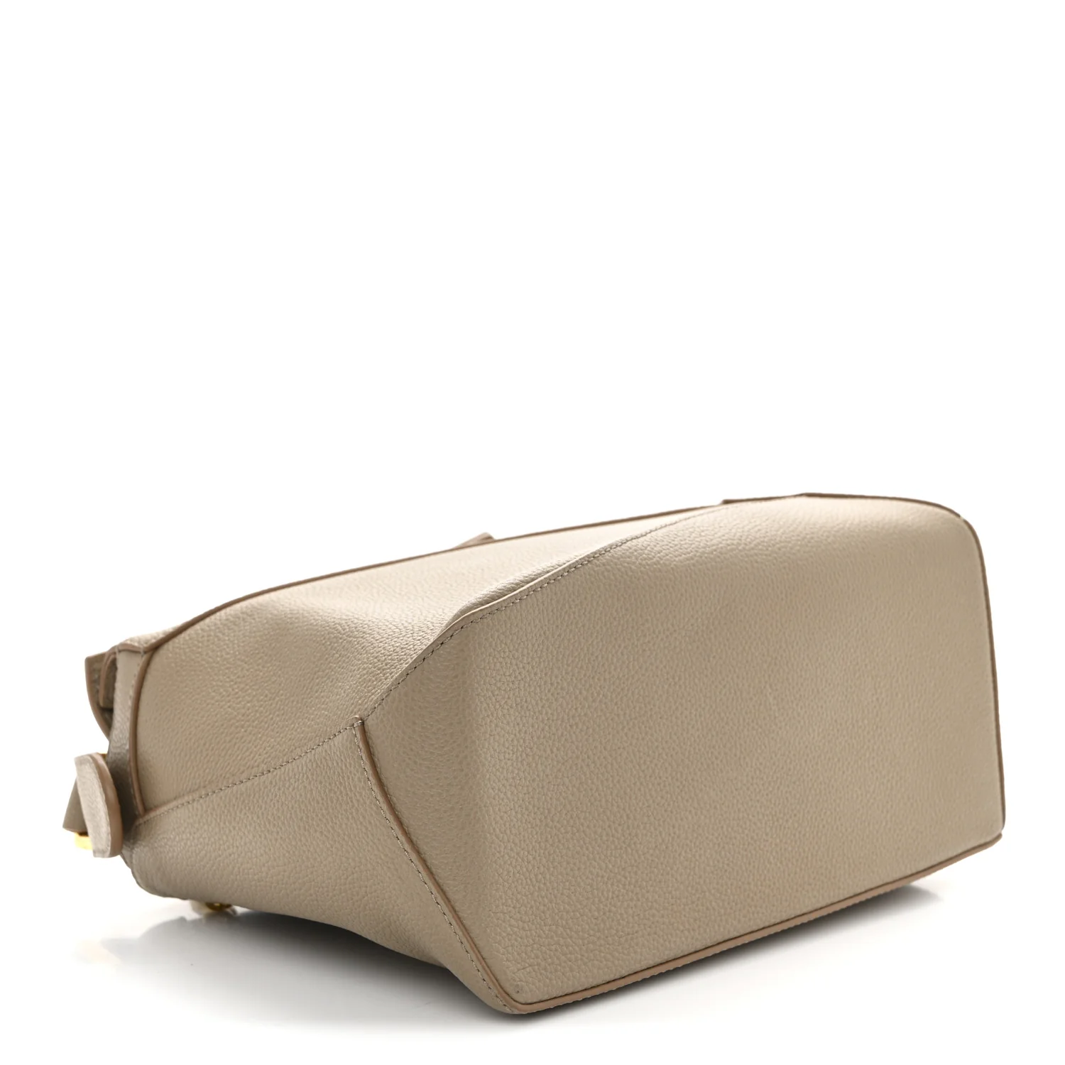 Grained Calfskin Small Puzzle Edge Bag Sand