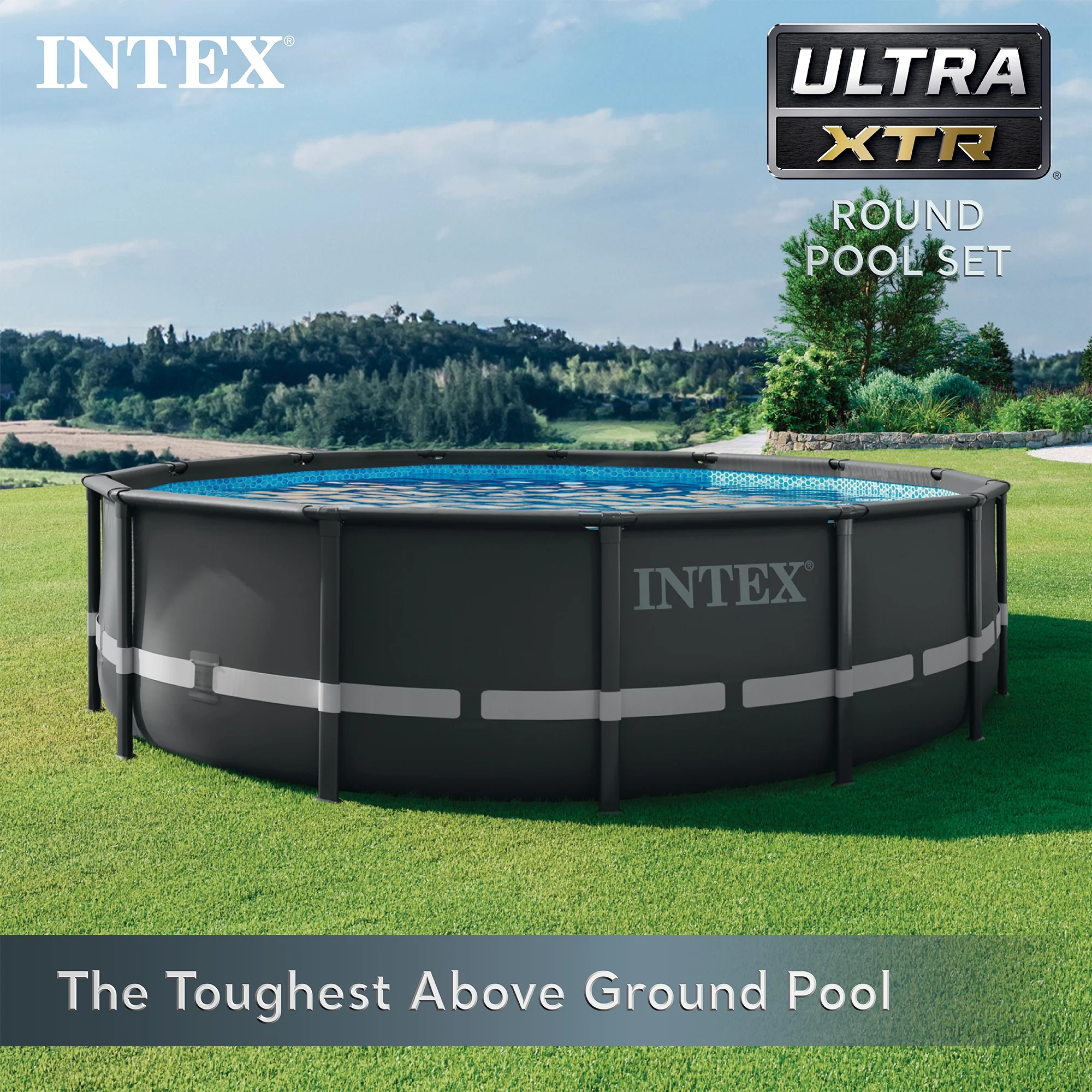 Open Box Ultra XTR 14�� x 42�� Round Above Ground Pool Set w/ Filter Pump - Image 3