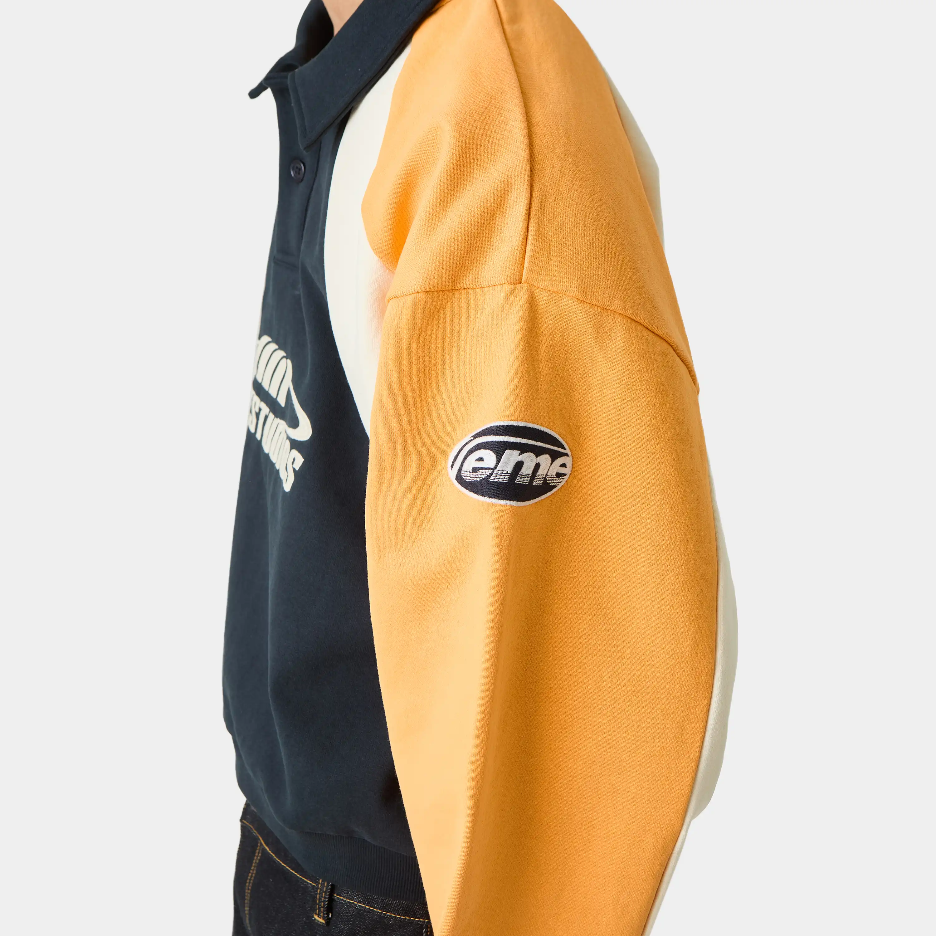 Tipton Tangerine Polo Crewneck