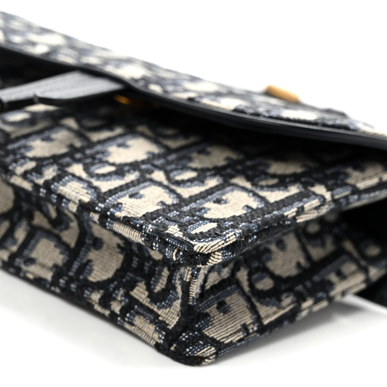 Oblique Saddle Belt Bag Blue