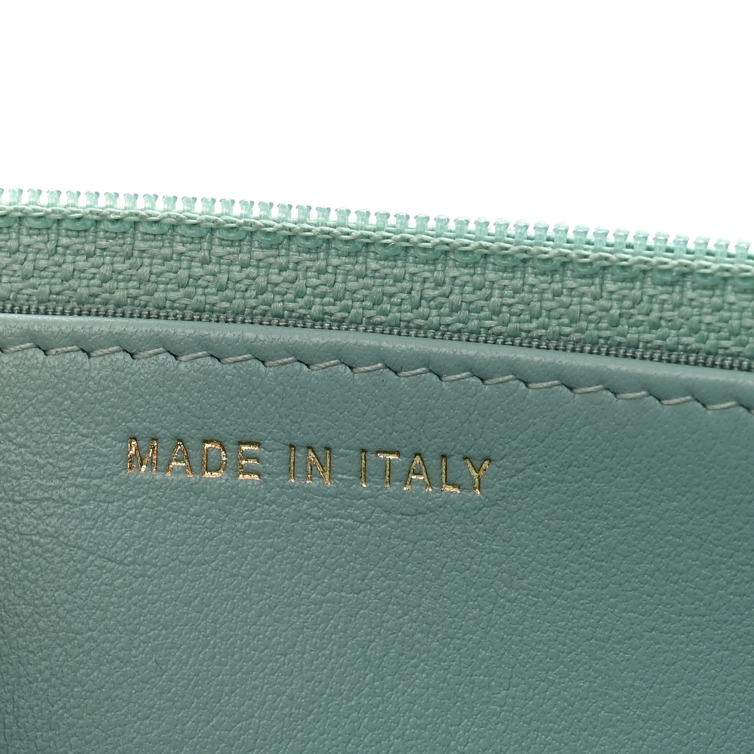 Caviar Quilted Boy Wallet On Chain WOC Light Blue